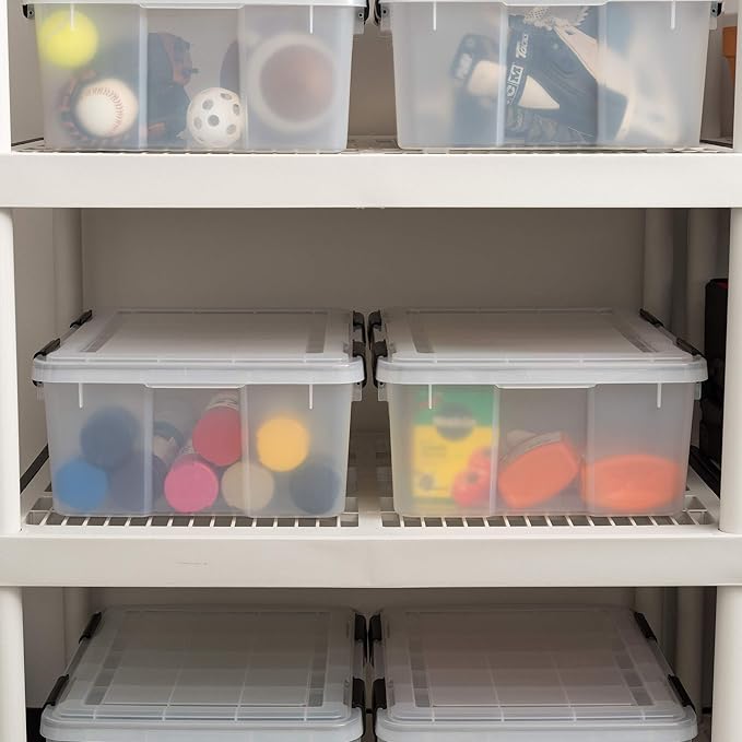 IRIS USA 30.6 Quart WEATHERPRO Plastic Storage Box - Image 6