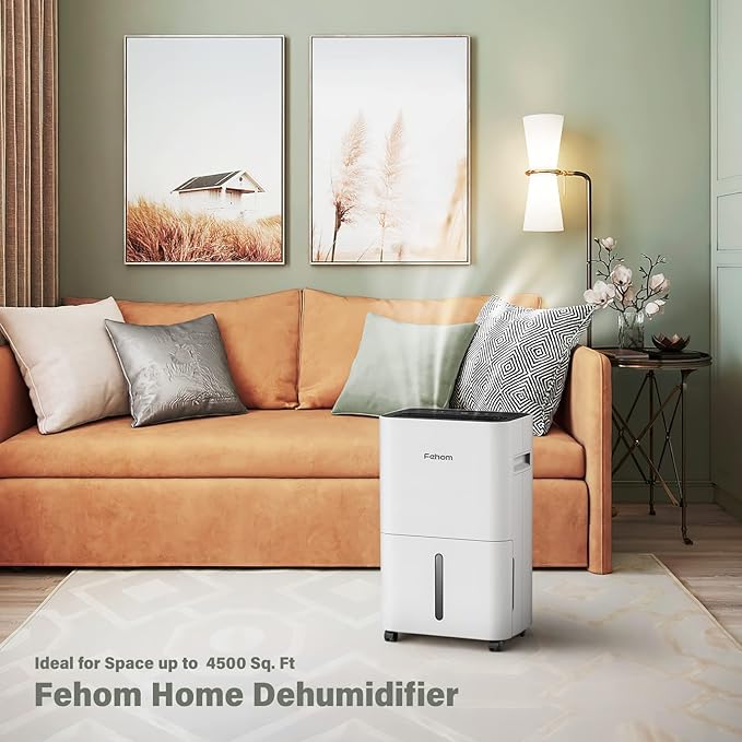 Fehom 4500 Sq. Ft Dehumidifier for Home Basements Bathroom Bedroom Continuous - Image 7