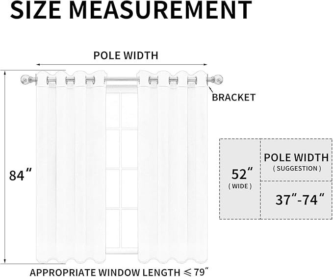 Easy-Going Curtains for Bedroom, Solid Thermal Insulated Grommet and Noise - Image 7