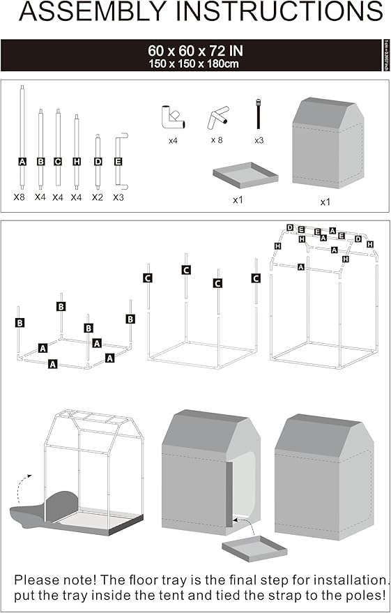 5x5 Grow Tent, Indoor Growing Tent - Image 9