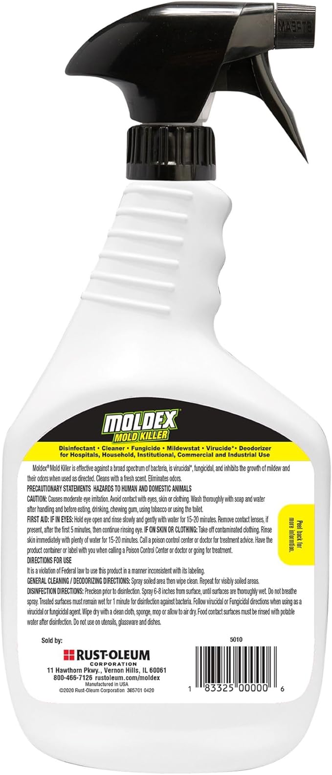 Moldex 5010 Mold Killer Trigger Sprayer, 32 oz - Image 5