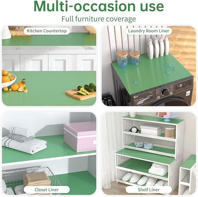 Shelf and Drawer Liner for Kitchen Cabinet, Non-Adhesive 12in x 360in - Image 7