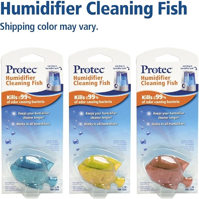 Protec Humidifier Cleaning Fish, Tank Cleaner, Fights Slime & Odor, Lasts 30 - Image 4