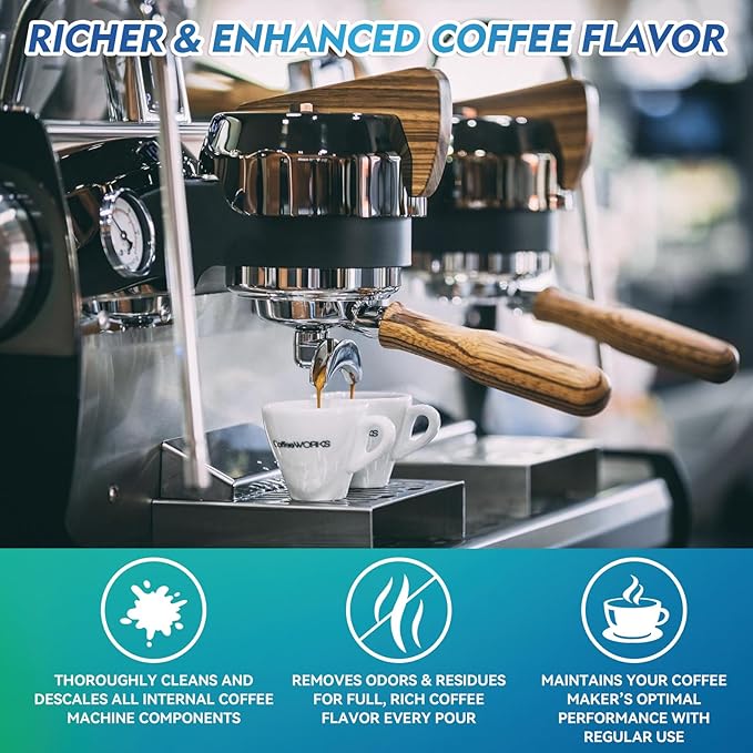 Coffee Machine Cleaner Descaler Tablets, Coffee Maker Cleaner Compatible - Image 7