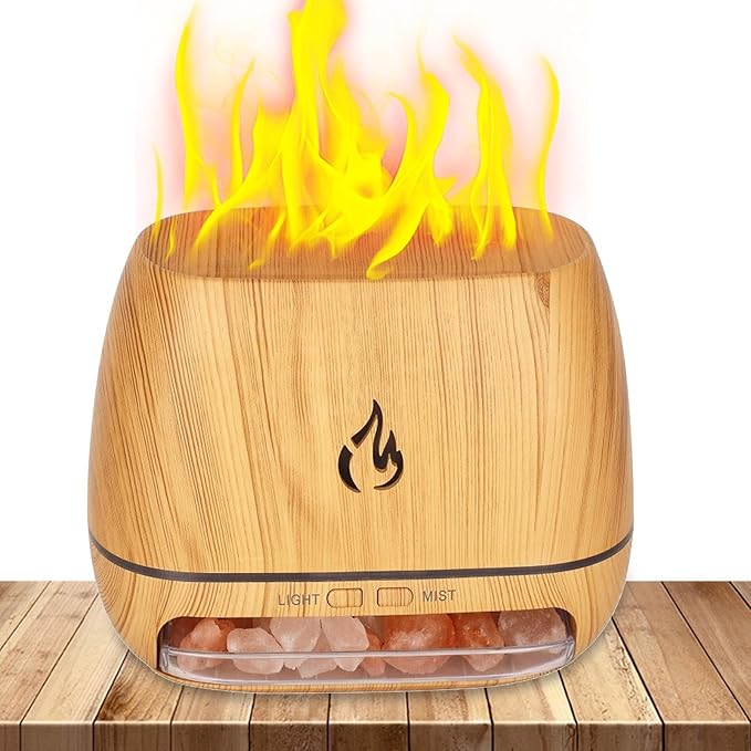 Ultrasonic Diffusers for Aromatherapy, Salt Rock Fragrance Oil Humidifier | - Image 9