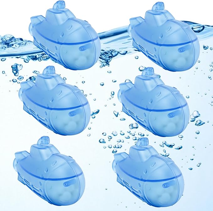 puxyblue Upgraded 6-Pack Humidifier Tank Cleaner Blue Small Submarine - Image 8
