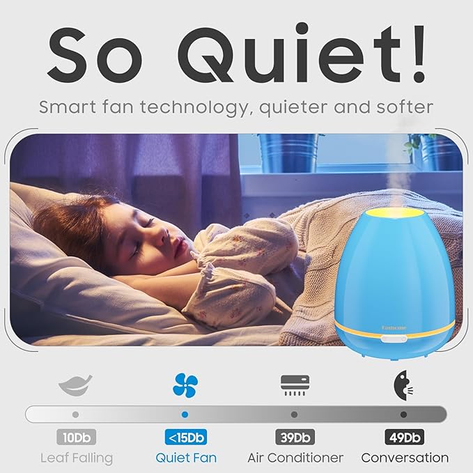 300ml Essential Oil Diffuser & Cool Mist Humidifier - Image 7