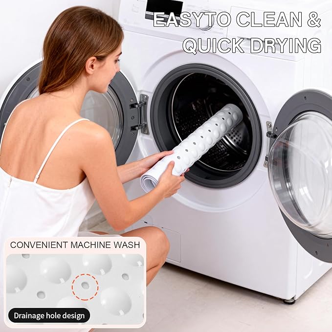 Anti-Slip Bathtub Shower mat, 20.8×20.8(Approximately 53×53cm) inch Soft - Image 7