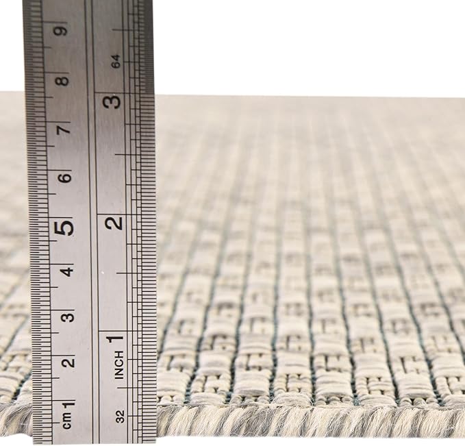 Unique Loom Collection Casual Transitional Solid Heathered Indoor/Outdoor - Image 7