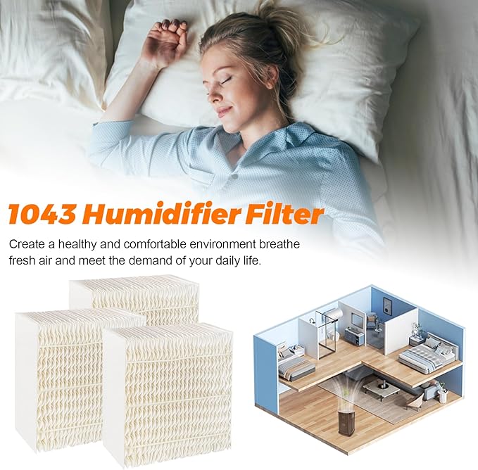 Blutoget 1043 Humidifier Wick Filters 3 Pack Replacement - Image 7