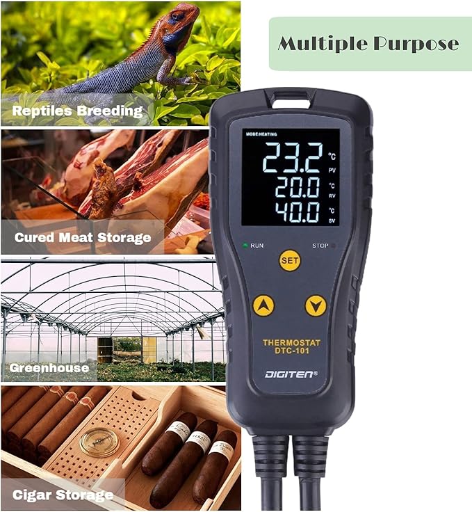 DIGITEN DTC101 Temperature Controller Digital Heat Mat Thermostat Greenhouse - Image 7