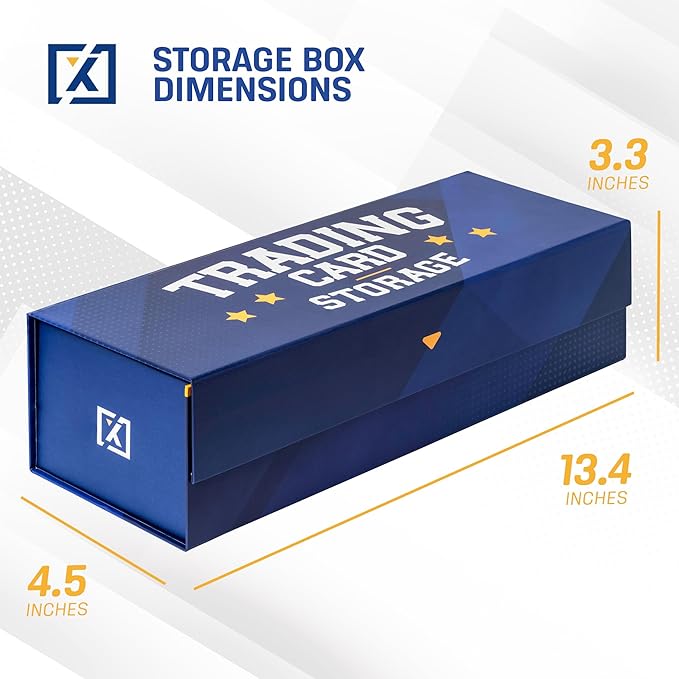 Easy Fold Trading Card Storage Box Magnetic Lid | Toploader Storage Box Fits - Image 6