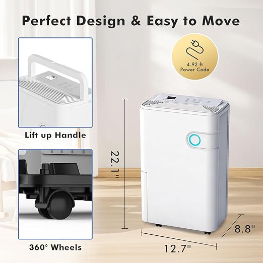 NEWBULIG 80Pints Dehumidifier - Image 8