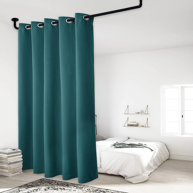 NICETOWN 100% Blackout Patio Sliding Door Curtain, Wide Lined Drape, Keep Warm - Image 9