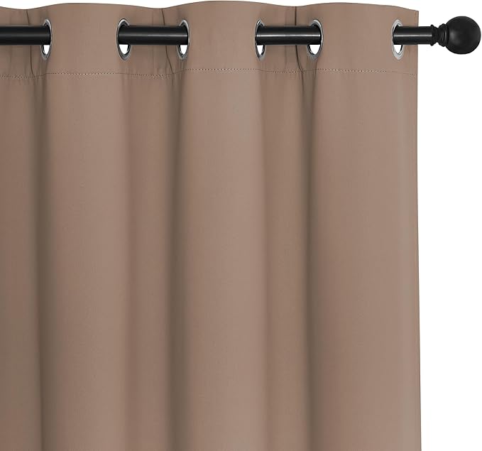 NICETOWN Blackout Curtains 72 inches Long, Grommet Privacy Window Treatment - Image 7
