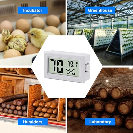 3Pcs Mini Digital Thermometer Hygrometer Electronic Temperature Humidity Gauge - Image 7
