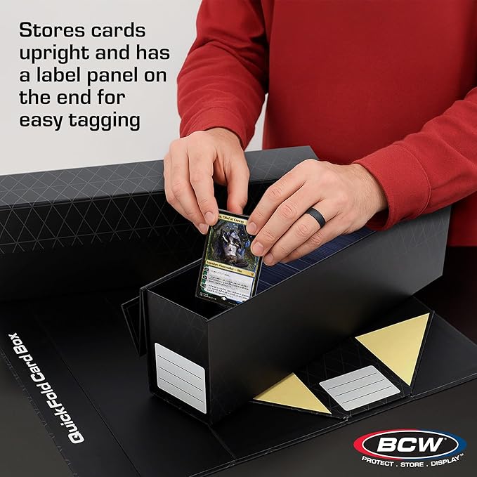 BCW QuickFold Card Storage Box for Sleeved Cards – 3 Pack – Not for Toploaders - Image 6