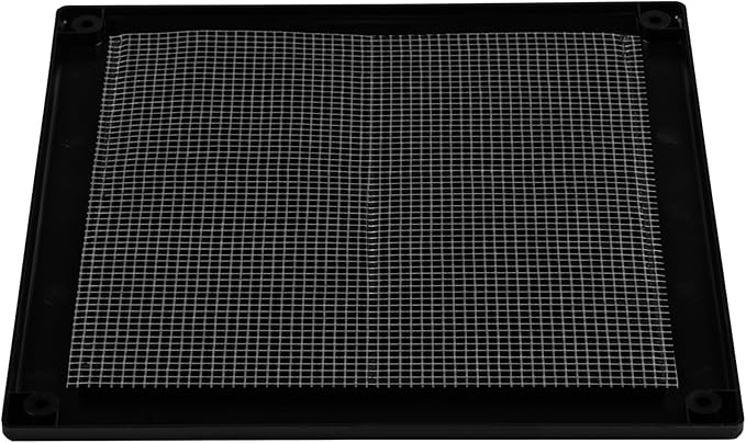 2-Pack 10" x 10" Square Air Vent Cover – Black Plastic Vent Deflector - Image 9