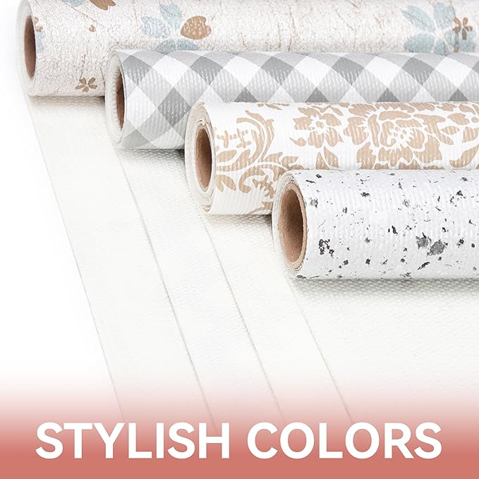 RAY STAR Shelf Liners for Kitchen Cabinets Non-Adhesive, 20 Inch X 6 Feet Non - Image 9