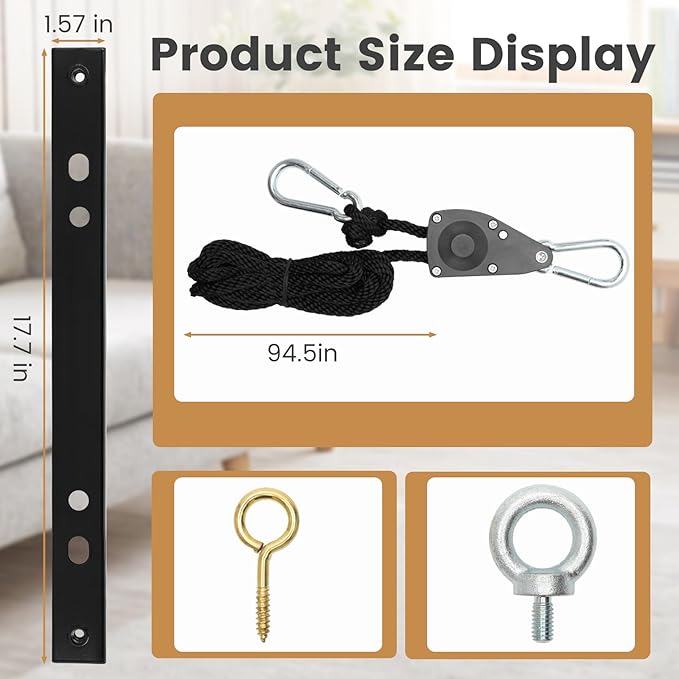 Heavy-Duty Hanging Kit Easily Raises And Lowers Dehumidifier, Helps Reduce - Image 7