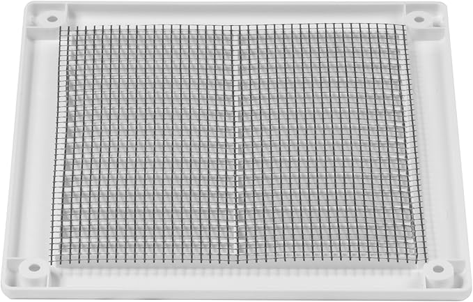 5-Pack 6" x 6" Square Air Vent Cover – White Plastic Vent Deflector - Image 9