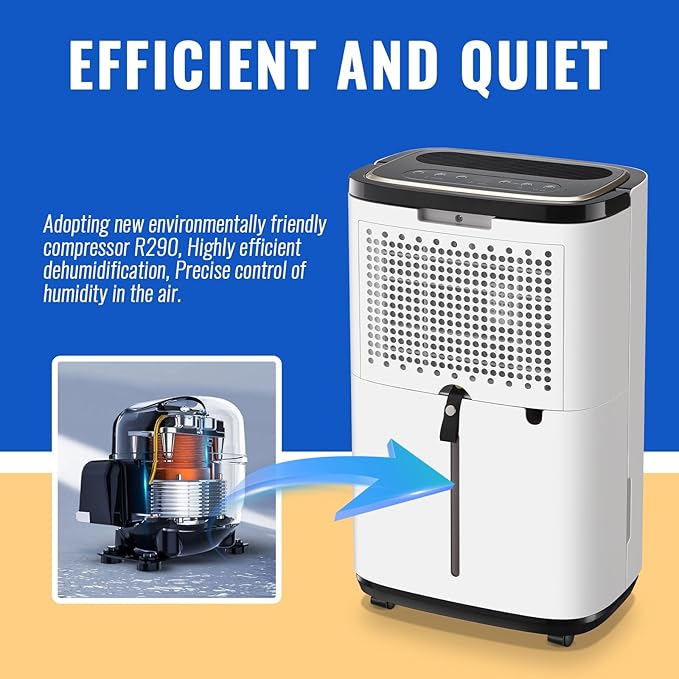 WANAI 50 Pint Portable Dehumidifier - Image 9