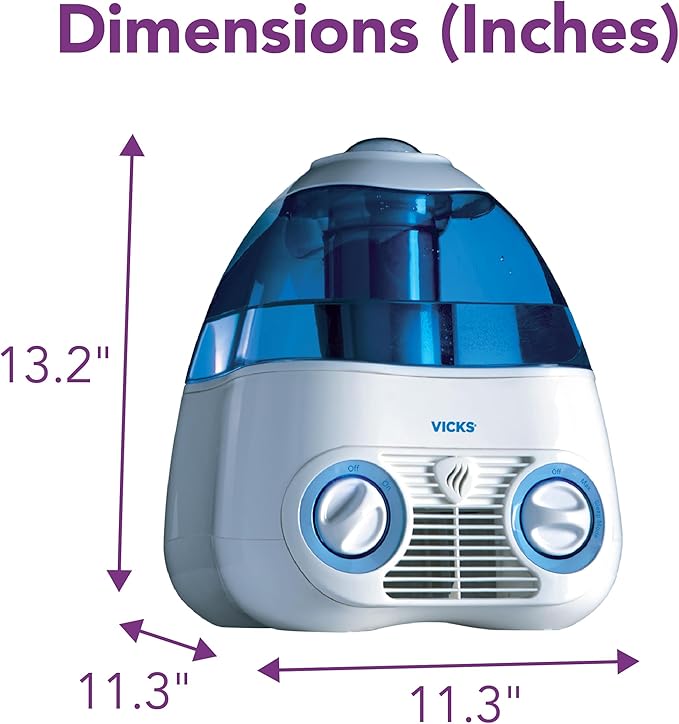 Vicks Starry Night Filtered Cool Mist Humidifier, Medium to Large Rooms - Image 7