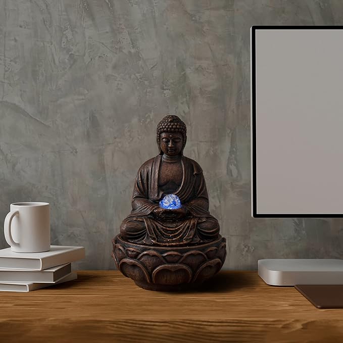 Pure Garden Indoor Tabletop Water Fountain - Image 7