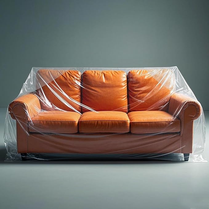 Yotelab Plastic Couch Cover for Moving, Sofa Bag Cover Protector, Furniture - Image 7