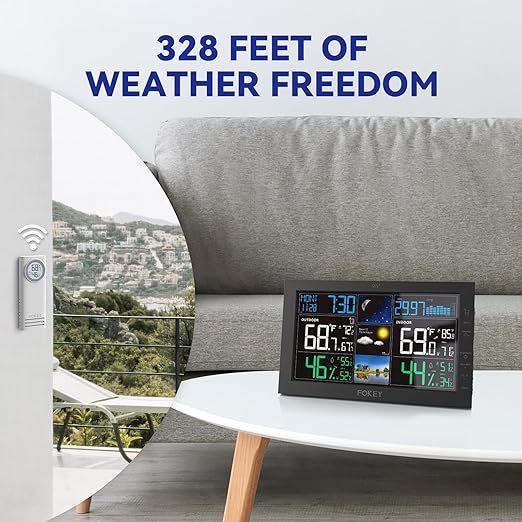 Weather Station Wireless Indoor Outdoor, Indoor Outdoor Thermometer Wireless - Image 7