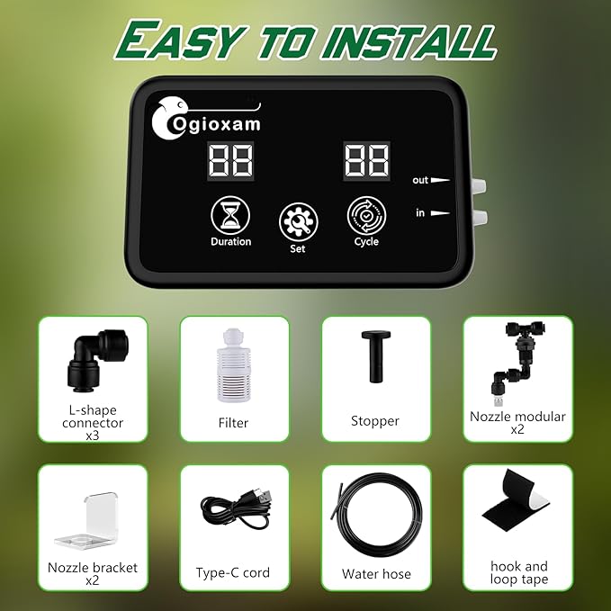 Automatic Reptile Mister System, Reptile Humidifiers Smart Misting System - Image 6