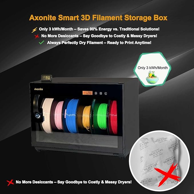 3D Printer Filament Storage Box, 6 Spool Capacity, Air Tight Dry Box - Image 8