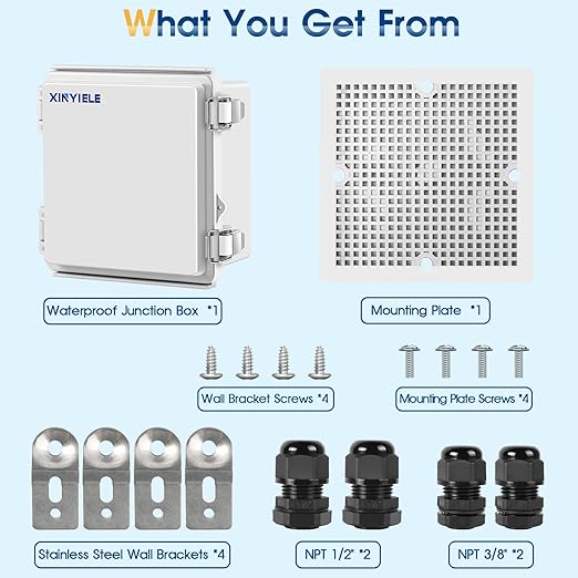 Waterproof Outdoor Project ABS Plastic Junction Box IP67 Weatherproof Dustproof - Image 7