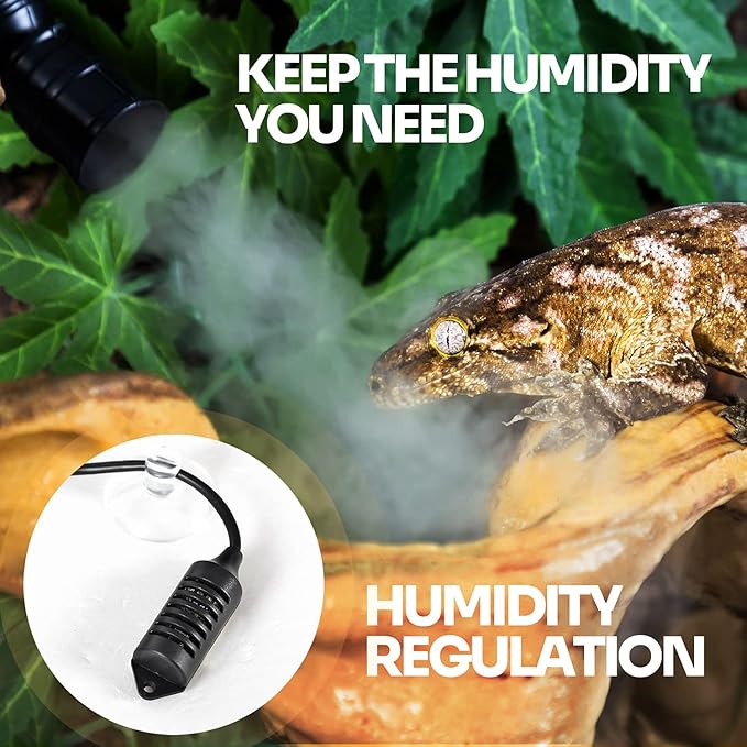 WACOOL Reptile Fogger with Humidity Controller, 4L Large Tank Reptile - Image 7