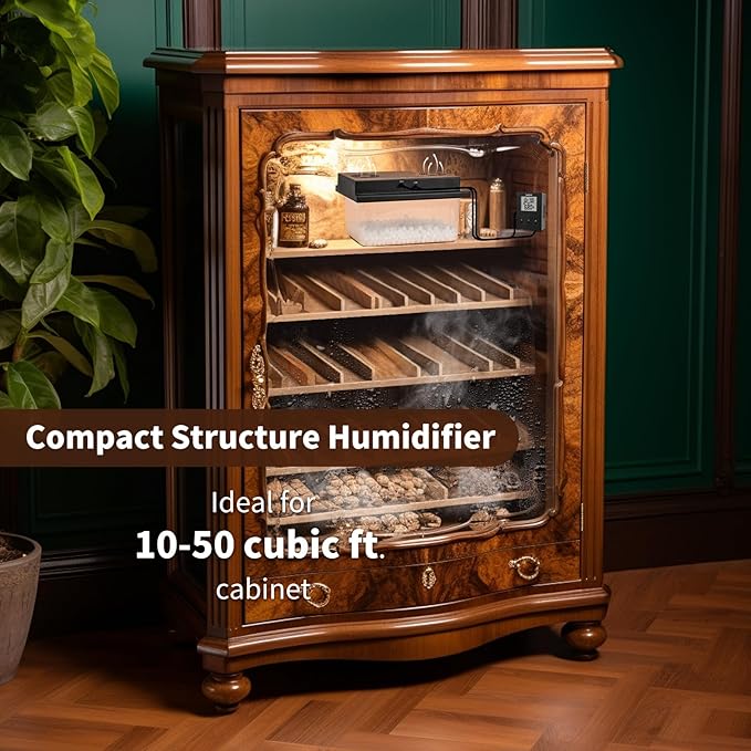 Briidea Electric Humidifiers for Cabinet, 30% RH~80% RH Humidity Setting Values - Image 7