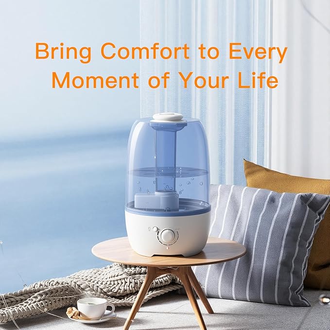 MEGAWISE Cool Mist Humidifier for Kid bedroom - Image 6