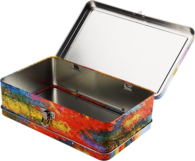 DAHO Metal Storage Box with Hinge - Image 5