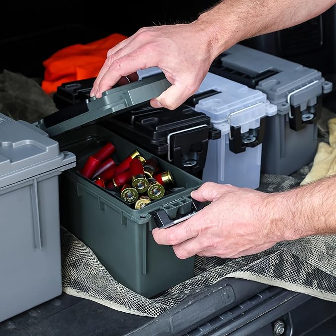 Sheffield 12791 2-Pack Ammo Storage Box, Stackable .30 Cal Field Boxes - Image 9