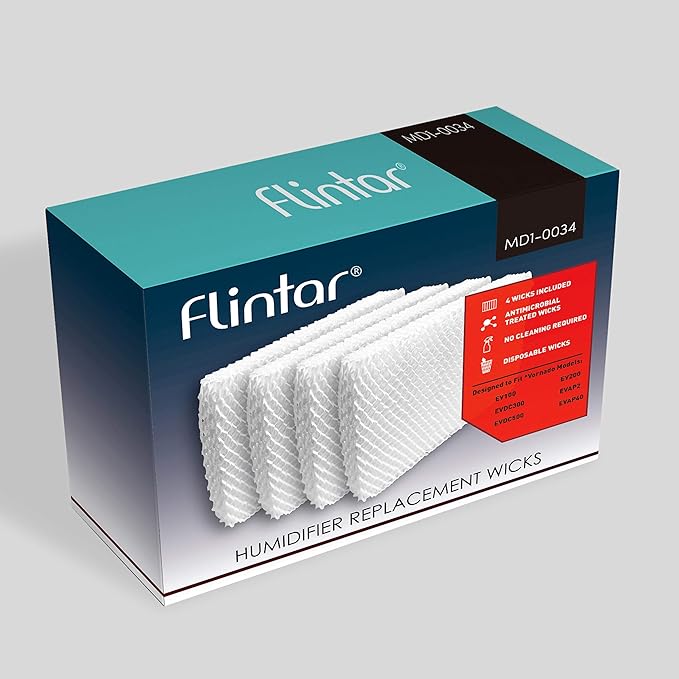 Flintar MD1-0034 Humidifier Wick Filters, Compatible - Image 3