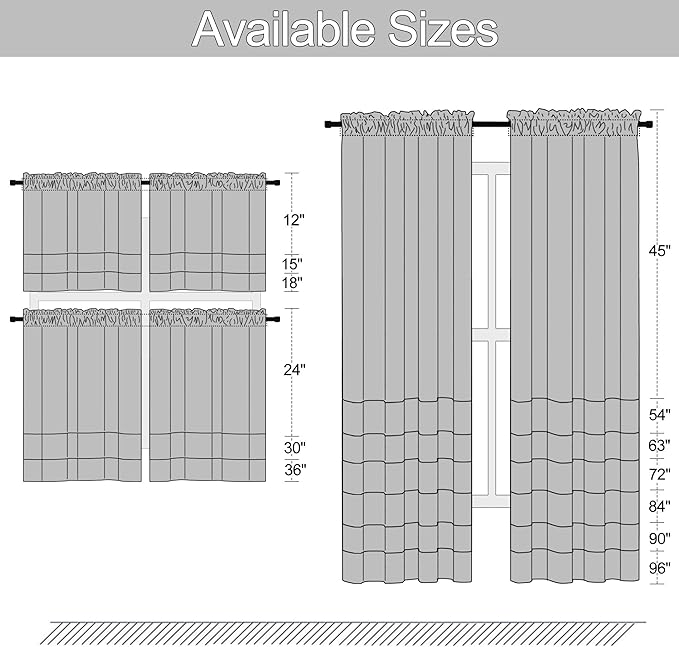 DONREN Patio Blackout Curtain Panels - Image 7