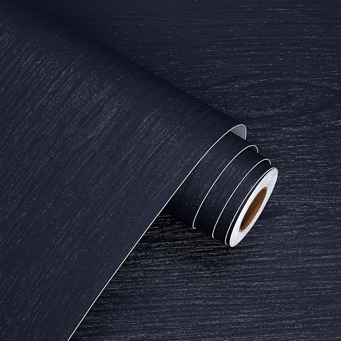 WESTICK Dark Blue Wood Grain Contact Paper - Image 8