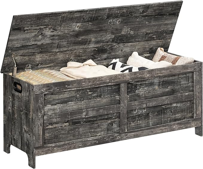 Storage Chest, 47.2” Large Toy Chest, Entryway Storage Trunk, Storage Bench - Image 9