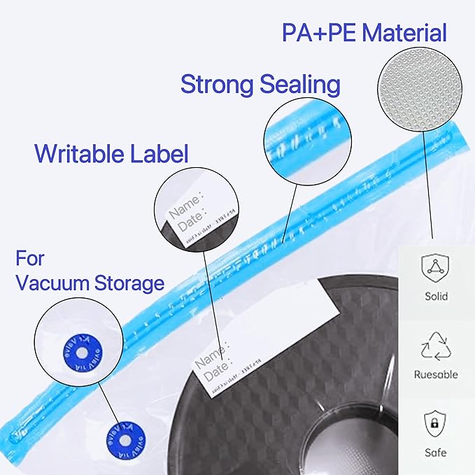 3D Filament Storage Bags with Electric Pump, Dust Proof, Humidity Resistant - Image 9