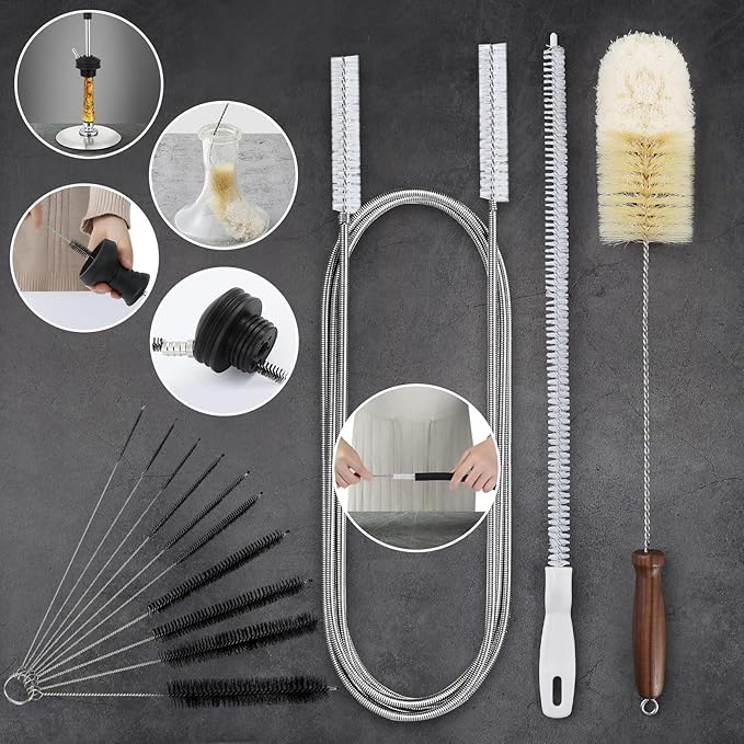 Hookah Brush Cleaning Kit 4 Brushes, Hookah Set | Bottle Cleaner Tube Pipe - Image 7
