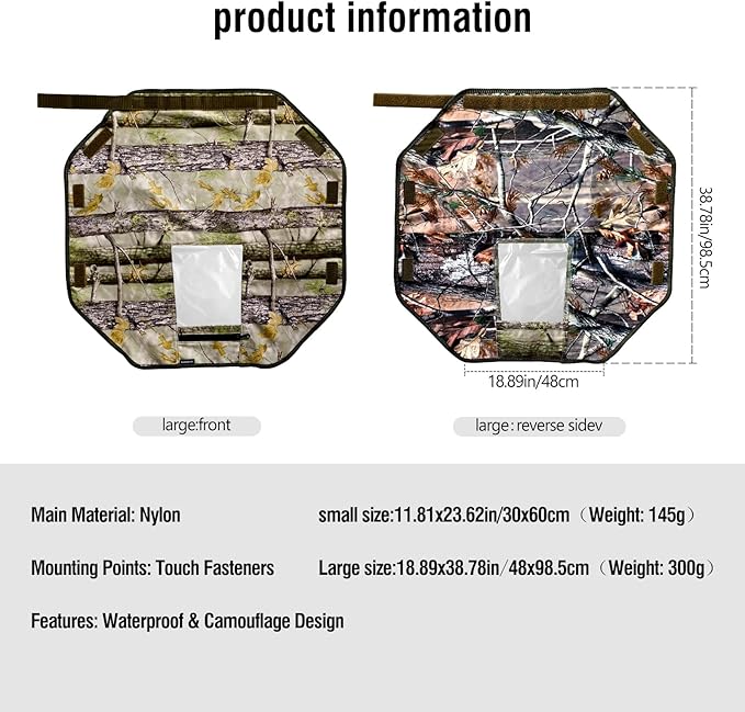 Camera Rain Cover with Openable Viewing Window & Strap Mountable Design - Image 8