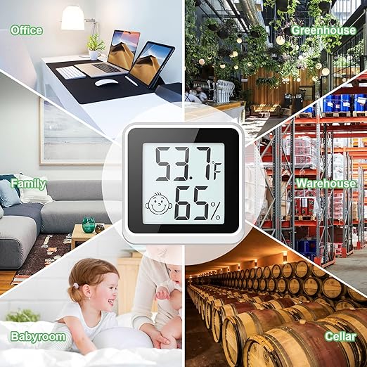 Indoor Humidity Meter Hygrometer 4Pack, Room Thermometer - Image 8