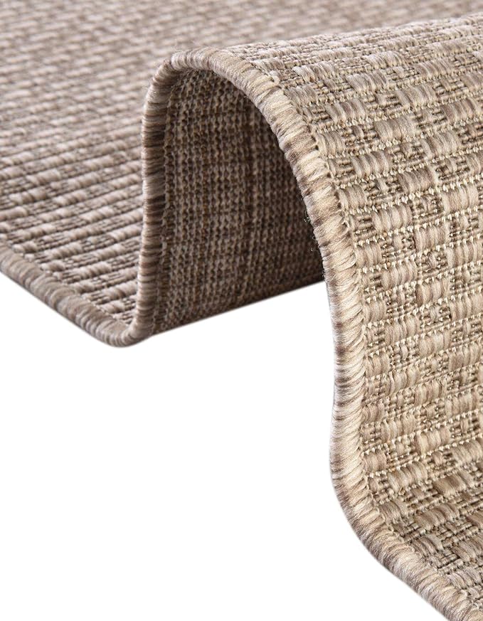 Unique Loom Collection Casual Transitional Solid Heathered Indoor/Outdoor - Image 7