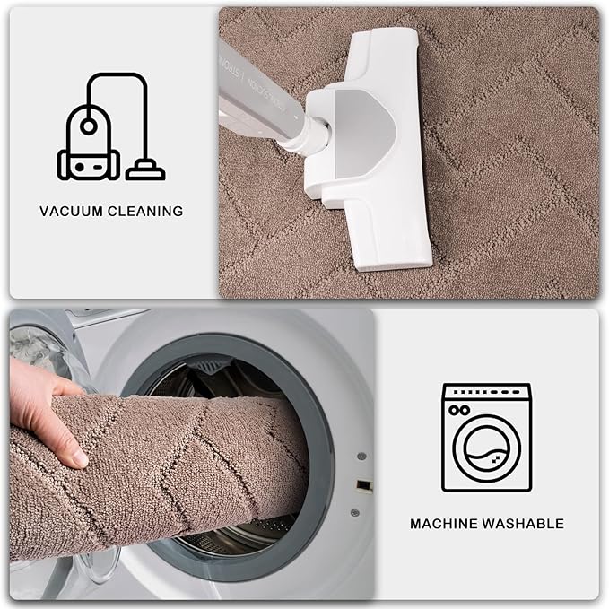 PURRUGS Dirt Trapping Door Mat 24" x 35.5", Non-Slip Machine Washable Entry Rug - Image 7
