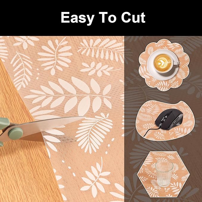 Cooyes Shelf Paper for Kitchen Cabinets Non Adhesive, Waterproof & Oil-Proof - Image 7