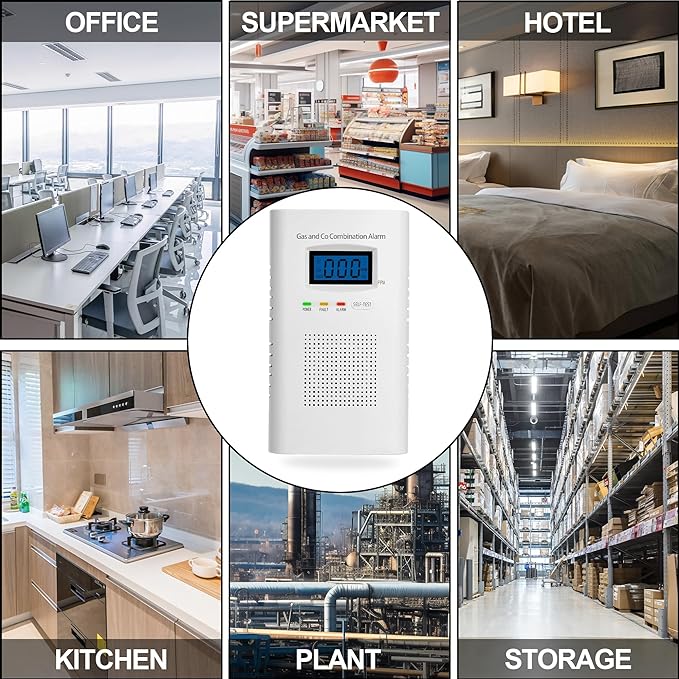 Plug in Combination Gas & Carbon Monoxide Detectors - Image 6